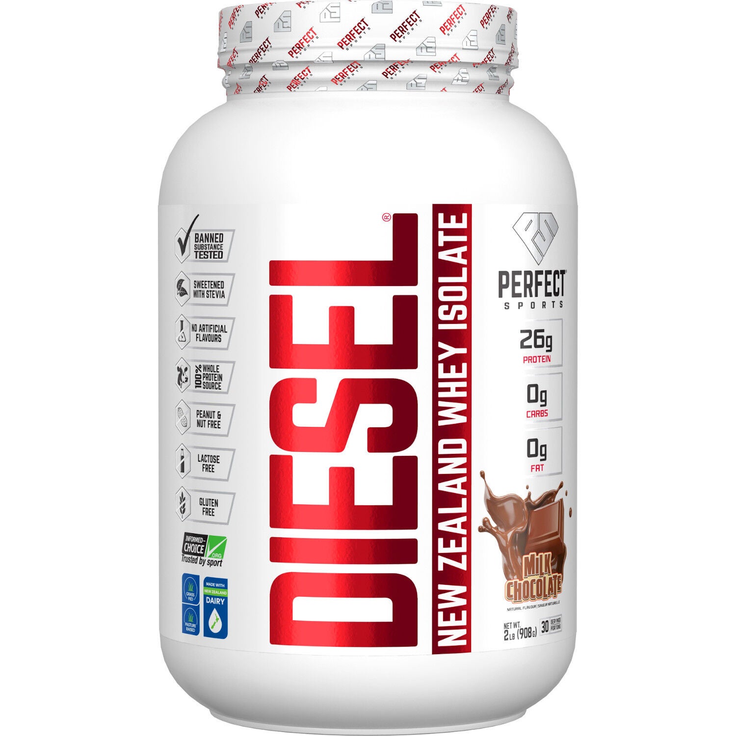 DIESEL&reg; New Zealand Whey Isolate - Milk Chocolate Milk Chocolate | GNC